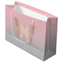 Pesquisar por cor rosa da borboleta sacolas para presentes Para ela