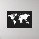 Pesquisar por mapa mundo branco preto artes pósteres Moderno