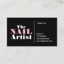 Pesquisar por artista cartao de visita Salão de unhas