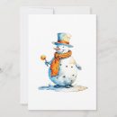 Pesquisar por vintage snowman cartoes postais Crianças
