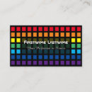 Pesquisar por mosaico colorido cartao de visita Abstrato