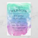 Pesquisar por azul violeta convites Aquarela