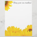 Pesquisar por girassol papel timbrado Flores