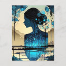 Pesquisar por silhueta mulher cartoes postais Para todos