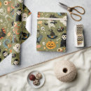 Pesquisar por monstro verde papel de presente Halloween