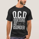 Pesquisar por desordem camisetas Desordem obsessiva do gato