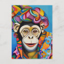 Pesquisar por macaco engraçado cartoes postais Colorido