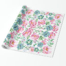 Pesquisar por flores da aguarela papel de presente Floral