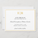 Pesquisar por monogram wedding save the date convites Para ela