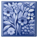 Pesquisar por flores azuis azulejos Azul e branco