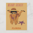 Pesquisar por vintage miami beach cartoes postais Praia