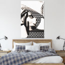 Pesquisar por bolinhas brancas impressão de canvas Foto