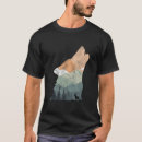 Pesquisar por lobo da silhueta camisetas Natureza