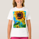 Pesquisar por pintura do girassol camisetas Qualquer pessoa