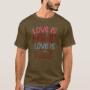 Pesquisar por amor é paciente camisetas Aniversário