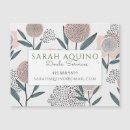 Pesquisar por coral floral cartao de visita Cliente