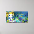 Pesquisar por sereia impressão de canvas Bonito