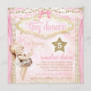 Pesquisar por balé do vintage convites Dançarina