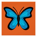Pesquisar por borboleta azul e preta artes pósteres Primavera