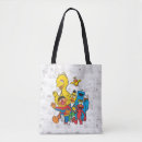 Pesquisar por rua do sésamo do elmo bolsas tote Retro