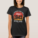 Pesquisar por nascer em 1943 camisetas Pode