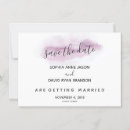 Pesquisar por pink save the date convites Elegante guardar a data