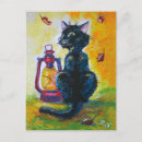 Pesquisar por vermelho preto cartoes postais Gato