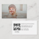 Pesquisar por cartões com fotos cartao de visita De código qr