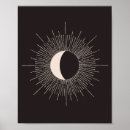 Pesquisar por lua abstrata pôsteres pósteres Boho