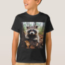 Pesquisar por guaxinins camisetas Para crianças