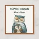 Pesquisar por das corujas cartao de visita Mães