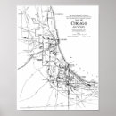 Pesquisar por network pósteres Mapa de chicago