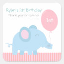 Pesquisar por elefante com balão adesivos Convidados