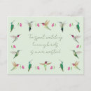 Pesquisar por hummingbird cartoes postais Anna