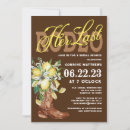 Pesquisar por cowboy boot bridal shower convites Para todos
