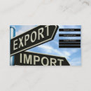 Pesquisar por importação e exportação cartao de visita Negócio