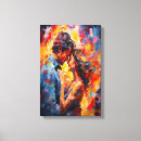 Pesquisar por pinturas coloridas impressão de canvas Casal