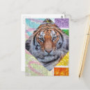 Pesquisar por tigre colorido cartoes postais Vida selvagem