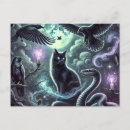 Pesquisar por gato gótico cartoes postais Corvo