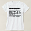 Pesquisar por percussionista camisetas Amante musical