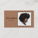 Pesquisar por afro cartao de visita Penteado