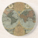Pesquisar por mapas de velho mundo porta copos Antiguidade