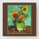 Pesquisar por pinturas vincent van gogh quadrados de relogios de parede Flores
