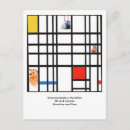 Pesquisar por mondrian cartoes postais Arte moderna