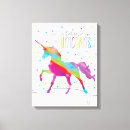 Pesquisar por unicórnio do arco íris impressão de canvas Parede