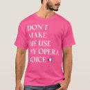 Pesquisar por soprano musical camisetas Talento vocal