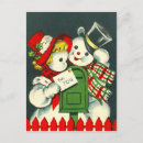 Pesquisar por boneco de neve vintage cartoes postais Casal