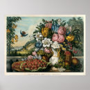 Pesquisar por fruta vintage pôsteres pósteres Flores