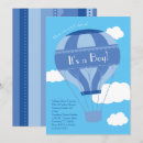 Pesquisar por vintage hot air balloon convites Azul
