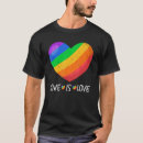 Pesquisar por coração do arco íris camisetas Amor
